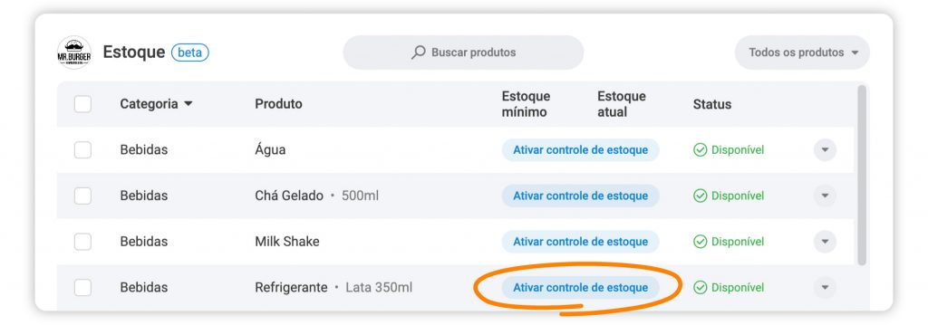 Mapa de área de entrega configurada no sistema Hubt